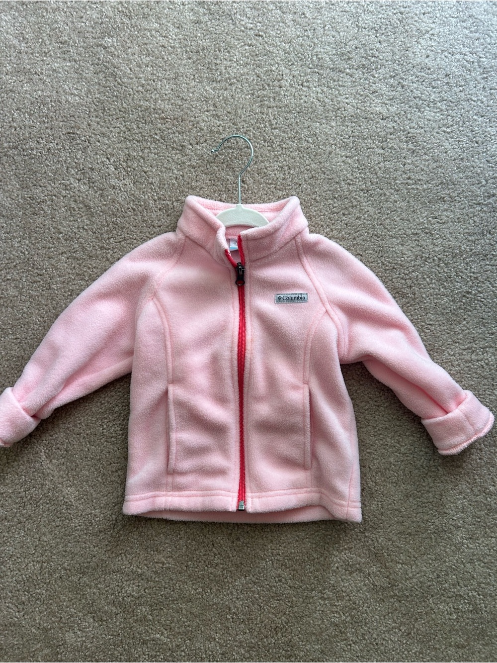 Columbia Light Pink Toddler Fleece Pullover